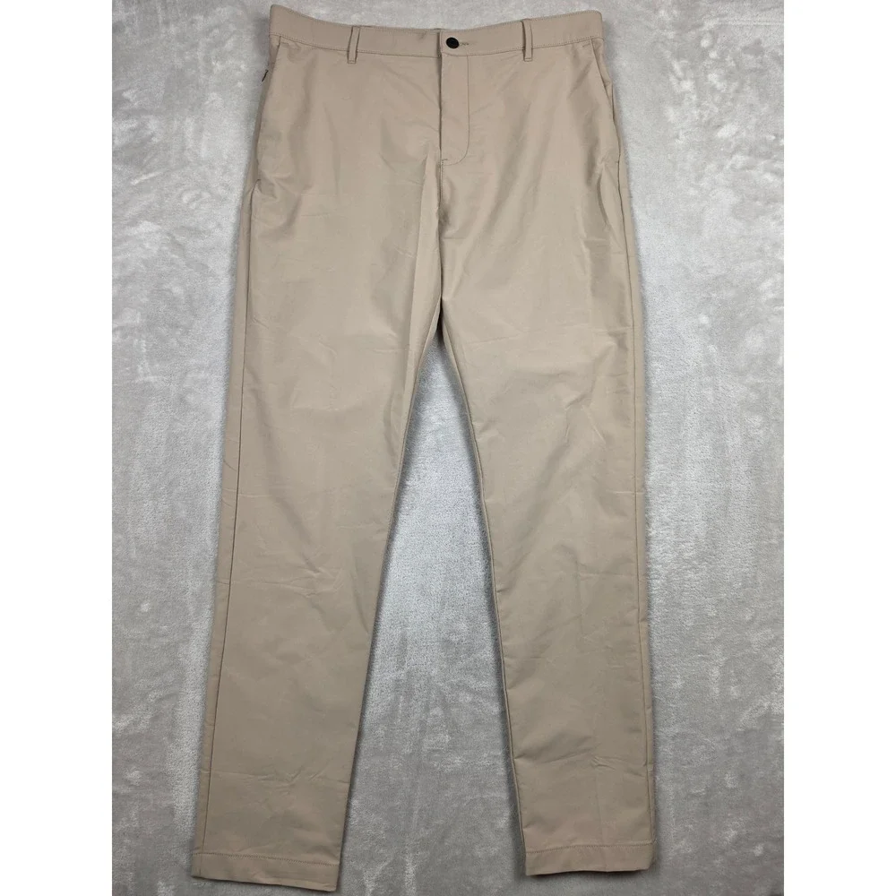 Banana Republic Pants Mens 38x34 Khaki Polyester Performance Chino *Read